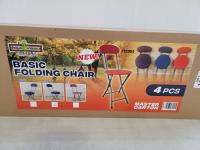 4 Piece Basic Folding Chairs 