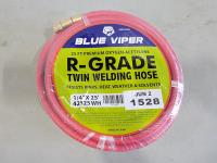 Blue Viper 25 Ft Oxygen-Acetylene Twin Welding Hose 