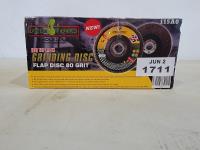 (20) 4.5 Inch Grinding Discs Flap Disc 80 Grit 