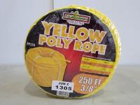 Yellow Poly Rope 3/8 Inch 250 Ft 