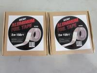 (2) Boxes of 2 Inch Aluminum Foil Tape 150 Ft 