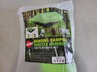 Hanging Camping Shelter Hammock Tent and Mosquito Net 