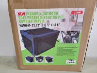 Medium Indoor/Outdoor Soft Portable Folding Pet Carrier 