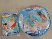 Infant Spring Float Sun Canopy and Beach Ball 