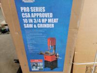 Pro Series 10 Inch 3/4 HP Meat Saw and Grinder 