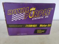 (1) Case of Royal Purple Synthetic 15W-40 Oil 