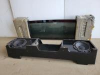 Truck Dual Subwoofer Box with 10 Inch Subs and Windshield 