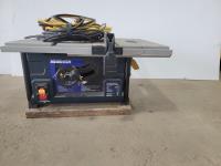 Mastercraft 10 Inch Portable Table Saw, Extension Cords and Booster Cables