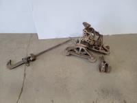 Antique Pulley and Antique McCormick Deering Beam Scale