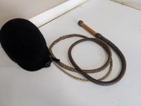 Horse Riding Hat and Whip