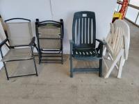 (6) Folding Lawn Chairs