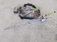 Bushell Range Finder, Waterproof Duffle Bag and Fishing Rod 