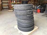 (6) Grizzly 11R22.5-16PR Tires