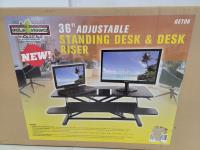 36 Inch Adjustable Standing Desk 