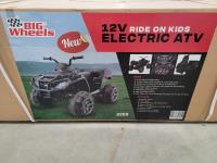 Big Wheels 12v Kids Ride on Electric ATV 