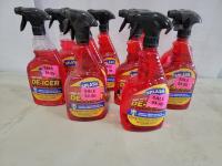 (10) Bottles Red Hot De-Icer for Windshields and Wipers 