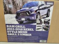  2013-2018 Ram Grill Rebel Style Mesh Grill 