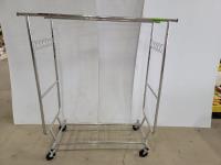 Clothes Hanging Rack On Wheels 