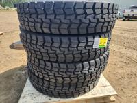 (4) Grizzly FH169 11R24.5-PR Tires 
