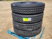 (4) Grizzly R519 11R24.5-PR Tires 