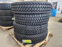 (4) Grizzly 11R24.5-16PR Tires