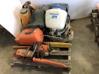 Qty of Chainsaws and Tools