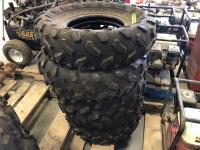 (2) Dunlop KT191 Tires AT25 X 8-12 and (2) Dunlop KT195 AT25 X 10-12 Tires