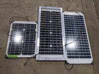 (3) Coleman Solar Panels