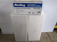 Air King Heater/Fan/Light and (2) Poly Tanks