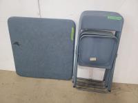 Folding Table and (4) Chairs 