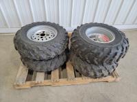 (4) ATV Tires and Brake Pads