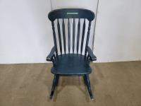Blue Rocking Chair 
