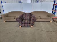 (2) Couches and Armchair From Sofa Land 