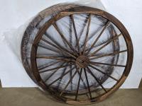 (3) Decorative Wagon Wheels 