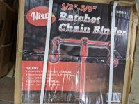 1/2 Inch -5/8 Inch Ratchet Chain Binder 