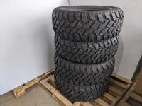 (4) Grizzly Mud Terrain A929 33X12.50R18 Tires