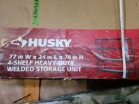 Husky 4 Shelf Welded Shelf Unit