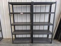 (2) Shelves