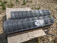 (2) Rolls of 4 Ft X 300 Ft Field Fencing