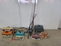 Qty of Fishing Gear, 4 Person Tent and Camping BBQ  