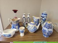 Qty of Vintage Chinese Vases & Pitchers