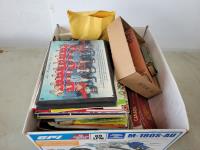 Qty of Misc Magazines, Books and Sports Memorabilia 