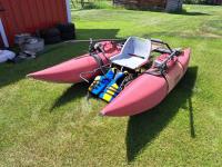Creek Company Doc Super Sport 9 Inflatable Pontoon Boat