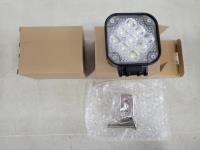 (2) 3 Inch Square LED Work Lamp with Deutsch Connector