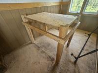 Plywood Beaver Fleshing Table