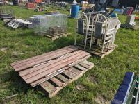 Folding Picnic Table, (12) Assorted Chairs