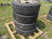 (4) Aluminium Rims with Lt245/75R17 Tires