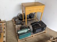 (6) Helmets, Table, Microwave, Lunch Box, Thermos, Fishing Lures