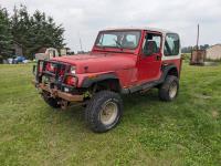 1991 Jeep YJ 4X4 Sport Utility Vehicle
