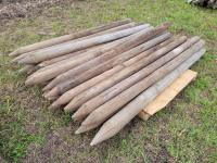 (26) 4-5 Inch X 7 Ft Used Post
